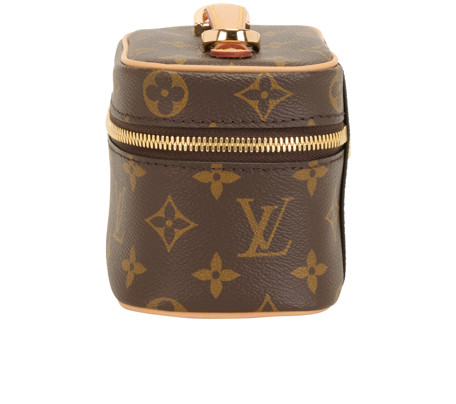Nano Nice Vanity Case, &pound;550, Handbags, Brown, Canvas, Bottom view